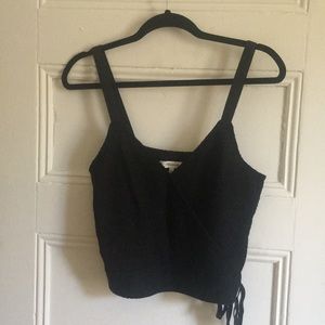 Black crop top